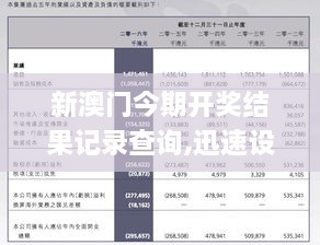 新澳门历史所有记录大全新澳门历史所有记录大全查询最新消息表